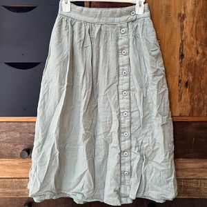 Roolee Button Up Skirt